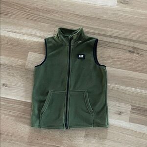 Caterpillar boy’s fleece vest